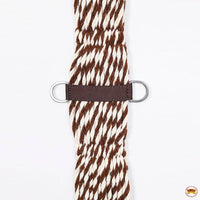 Horse Girth Wool 27 Strand Breathable Saddle Cinch Steel: 32”