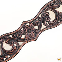 Western Horse Headstall Breast Collar Leather Brown: Headstall and breast plate