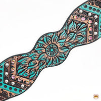 Western Horse Headstall Breast Collar Leather Brown: Headstall