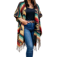 Classic Southwest Ruana poncho