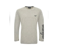 Men’s long sleeve logo tee grey marle xcp1568501