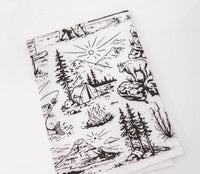 Montana scene tea towels