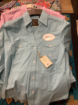 Roper Womens Amarillo blue check