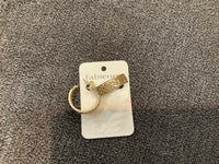 BES1007GD gold hoop earring