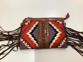 Aztec fringe bag
