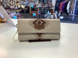 Wrangler Harper Aztec Wallet - Beige