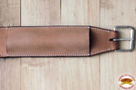 Western Leather Saddle Girth Cinch Plain