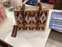 Wrangler southwestern rope handle bag