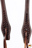 Hilason Leather Horse One Ear Headstall Working Tack Tooled