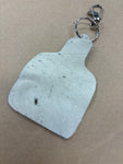 Cowhide keychain by country rose