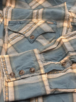 Tin Haul Men's Collection Shirt - Blue Plaid