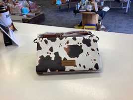 Wrangler Cow Print Wallet Crossbody bag- Tan