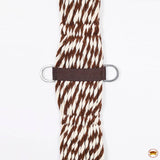 Horse Girth Wool 27 Strand Breathable Saddle Cinch Steel: 30"