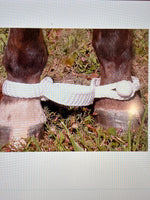 Braided hobble white