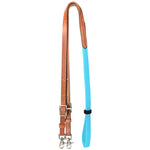 8 Ft Horse Western Leather Rubber Grip Barrel Reins