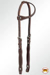 Hilason Leather Horse One Ear Headstall Working Tack Brown