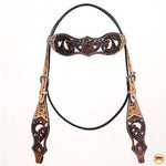 Western Horse Headstall Breast Collar Leather Brown: Breast Collar