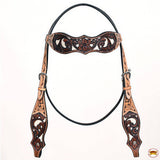 Western Horse Headstall Breast Collar Leather Brown: Breast Collar