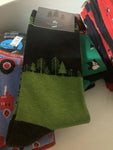 Montana scene on the trail socks