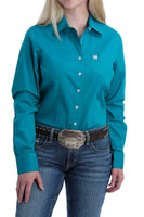 Women’s cinch show shirt teal