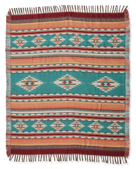 Cotton accent throw