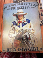 Tin sign large