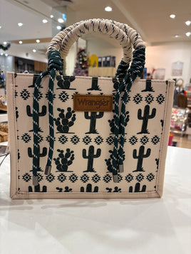 Wrangler southwest rope handle bag cactus