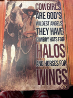 Tin sign small