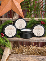 Made at the ranch Christmas candle samples