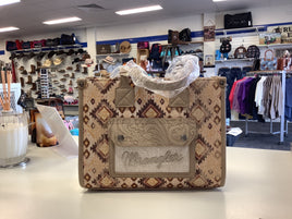 Wrangler Aztec Crossbody Tote bag - Camel