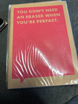 You don’t need an eraser note book