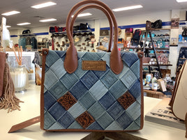 Wrangler Denim Patchwork crossbody bag