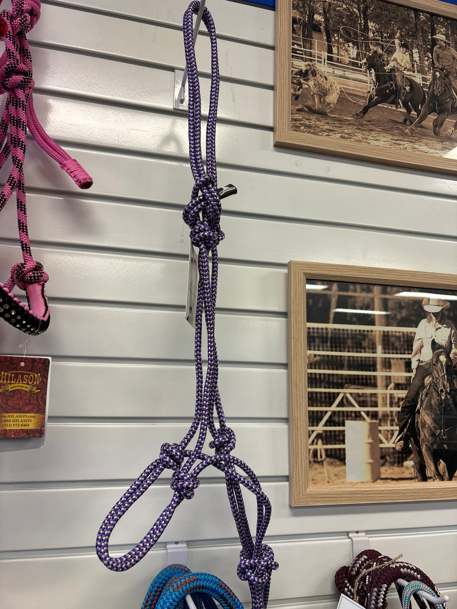 Mustang Premium Nylon Rope Halter| Rustic Edge Western Wear and Gifts
