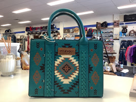 Wrangler Talia Aztec Crossbody bag - Turquoise