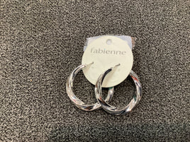 CES3021SV twist hoop earring