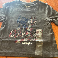 Kids Long live cowboys American wrangler Tee