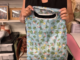 Reusable cactus shopping bag