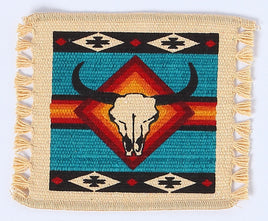 Cotton Stencil Coasters-Southwest Design