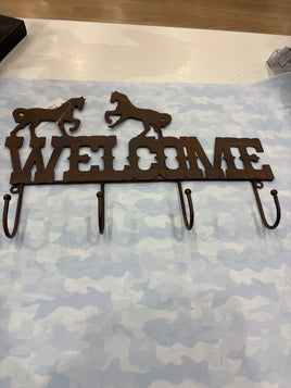 Welcome horses with hooks