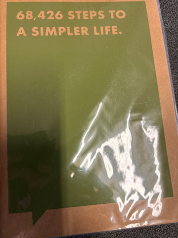 Large note book steps to a simpler life