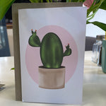 Cactus gift card