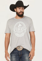 Cinch mens tee - grey lead don’t follow