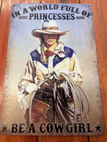 Tin sign small