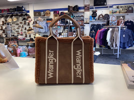 Wrangler Sherpa Logo Sml Crossbody bag - Tan