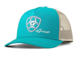 Ariat Shield Logo Mesh Snap back cap Turquoise