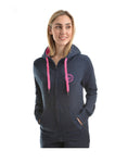 Wrangler Womens Silvana Zip Up Hoodie Navy