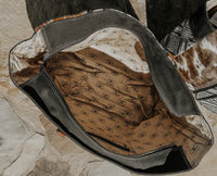 Charlene cowhide weekender