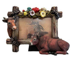 Cow picture frame pure western