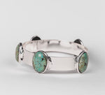 Bangle with turquoise stones