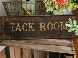 Tack Room Tin sign